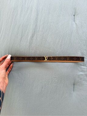 Authentic Louis Vuitton Monogram Belt